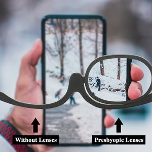 14*12*4cmTravel ماكياج يومي للنساء الربيع المفصلي القراءة نظارات طول النظر عدسة دوارة مكبرة الوجه لأسفل قارئات مستحضرات التجميل - Product Image 5