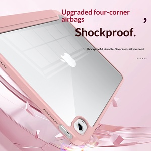 Étui de protection pour <span class=keywords><strong>iPad</strong></span> 11 avec emplacement pour stylet, pliable en Y, 10,2 pouces, anti-pliage, <span class=keywords><strong>coque</strong></span> en acrylique 9e génération - Product Image 3