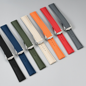 Fluororubber Dây đeo đồng hồ cho Omega cho blancpain thay thế sang trọng Watchband với sang trọng Kim Loại clasp 20mm 22mm FKM dây đeo - Product Image 1