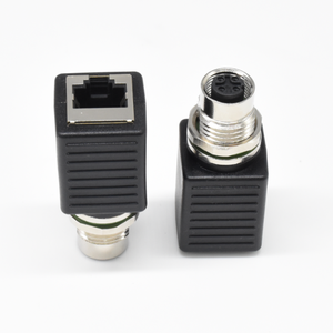 Conector M12 hembra a RJ45 de alta calidad, Cable impermeable de 4 pines, adaptador de código D, conector IP67 - Product Image 6