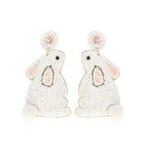 Pendientes de moda Vintage indio conejo zanahoria letra Hop chapado en oro circón con cuentas regalo de fiesta de boda hecho cobre latón - Product Image 6