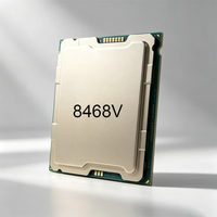 Prosesor CPU Server Enterprise Baru 8468V 48 Core 96 Thread DDR5 4800 8 Channel 330W High Density PCIe 5.0 80 Lane FCLGA4677 2S