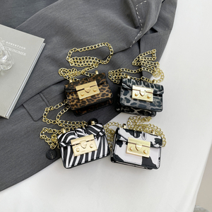 2026 Mini sac de boîte en PU pour femmes avec <span class=keywords><strong>bandoulière</strong></span> en chaîne Design transfrontalier à la mode pour l'Europe et l'Amérique - Product Image 2