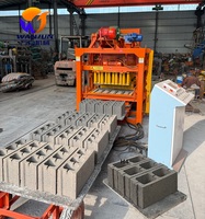 Machine à fabriquer des briques de ciment entièrement automatique WanJun en stock 4-25D, équipement polyvalent pour les projets