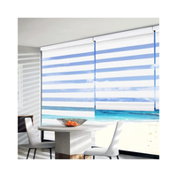 Persianas Zebra Motorizadas Eléctricas con Filtro de Luz de Diseño Moderno y Alta Calidad para Ventana, Gran Venta