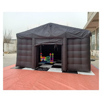 Tente de fête gonflable pour discothèque avec lumières, grande tente d'équipement de divertissement extérieur pour location de fêtes