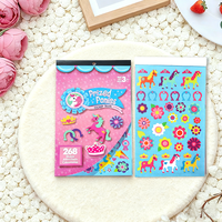Lot de 316 autocollants poney et cerf, tapis d'autocollants DIY pour défilés de mode pour enfants, décoration de fête et fournitures d'artisanat éducatif