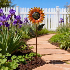 Estaca <span class=keywords><strong>Solar</strong></span> para Jardín con Forma <span class=keywords><strong>de</strong></span> Gato, Impermeable, con Lámpara Colgante, Decoración Floral, Metal, para Exteriores, Patio, Césped, Camino - Product Image 6