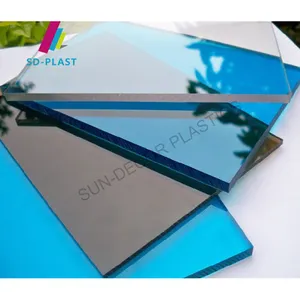 抗紫外线100% 强PC塑料面板用于广告面板遮篷固体聚碳酸酯板