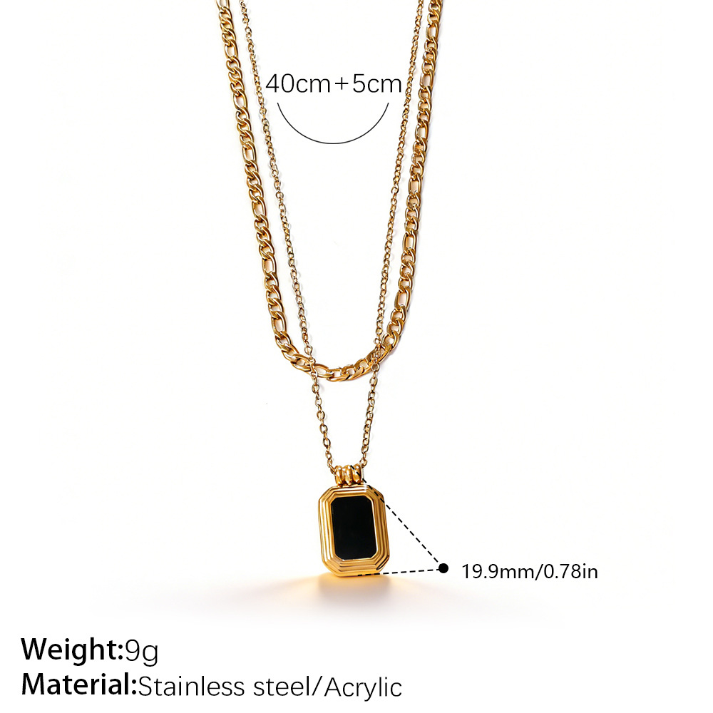 Collier double couche XL65G