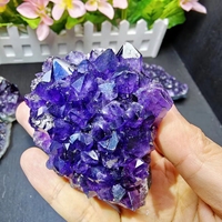 En gros Haute Qualité Naturel Améthyste Grotte Cristal Pierres Précieuses Pierre De Guérison Améthyste Cluster Pour Fengshui