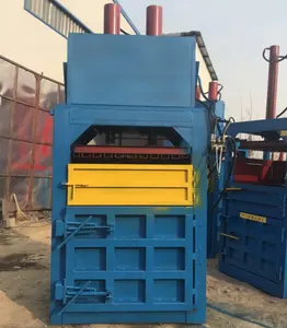 Mesin hidrolik cardboard/kertas limbah/botol PET mesin press baling vertikal