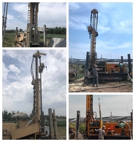 Foreuse rotative DTH pour le forage de roche et le dynamitage en exploitation minière à petite échelle, pour l'or, avec pompe à engrenages, composants essentiels et moteur performant