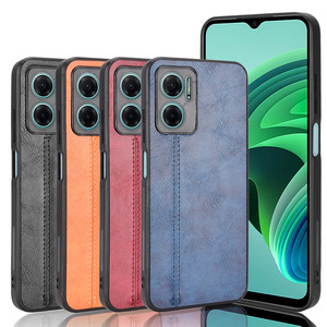 Étui en cuir PU léger à motif de vachette, <span class=keywords><strong>coque</strong></span> de protection arrière pour téléphone portable <span class=keywords><strong>Xiaomi</strong></span> <span class=keywords><strong>Redmi</strong></span> <span class=keywords><strong>10</strong></span> 5G/Note 11E - Product Image 2