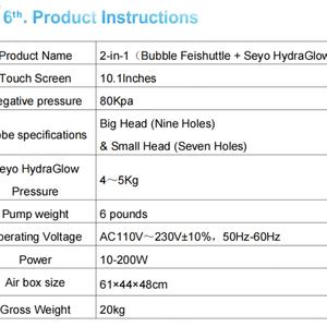 Dispositivo Profesional de Oxígeno y Agua para Salón de Belleza, 2 Manijas, Rejuvenecimiento Facial, Limpieza Profunda, Máquina Facial de Escritorio - Product Image 4