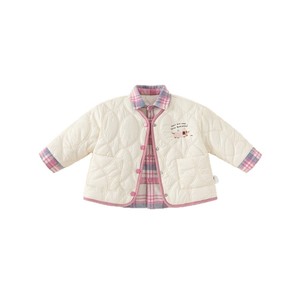 Child Star Circle Girls Cotton <b>Coat</b> Autumn Winter Warm Plaid <b>Lined</b> Outerwear - Product Image 5