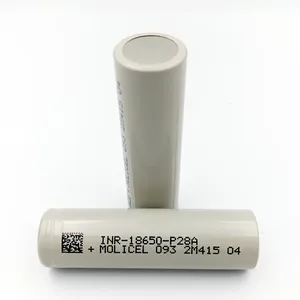 Batería Original Moli A/A3 Grado INR18650 P28A 18650 3.7V 2800mAh de Iones de Litio, 18650 P28A <span class=keywords><strong>10C</strong></span>, Descarga 18650 para Dron/UAV - Product Image 2
