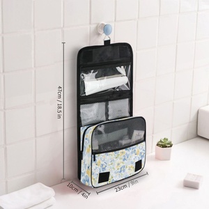 High Quality Custom Travel Cosmetic Bag <b>Toiletries</b> Organizer Waterproof <b>Storage</b> Hanging Bathroom Wash Bag for Women - Product Image 5