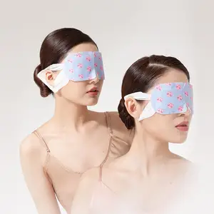 Maschera per gli occhi a vapore in grafene 2024 con cinturino regolabile maschera per dormire