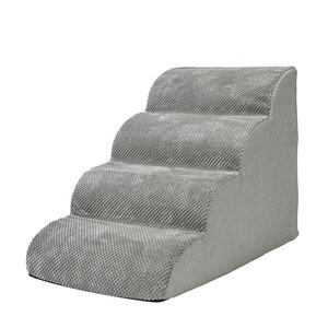 PiCiPaw hochwertige Haustier-Treppen abnehmbare und hochelastische Schwamm-Katzentreppen 3 / 4-Stufen-Hunde-Batterie für hohe Betten und Couches - Product Image 1