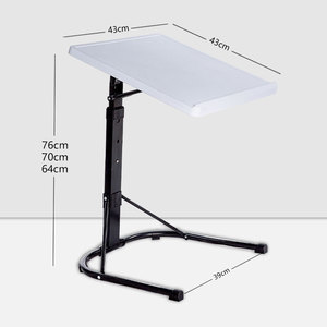 שולחן הרמה נייד מודרני נייד עם גלגלים קטן לעמוד בבית משרד מחשב נייד נייד לעמוד גובה שולחן מתכוונן - Product Image 6