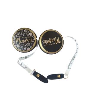 现货定制标志缝纫医用身体布裁缝工艺节食伸缩尺圆形皮革卷尺 - Product Image 1