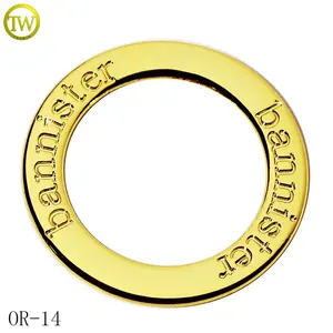 Metal Flat Ring Wholesale Zinc Alloy Flat Metal O Ring Handbag Accessories Round Ring For Keychain