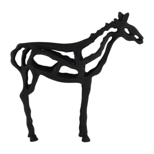 Scultura moderna di cavallo in metallo, statuetta per decorare la casa, soggiorno, ufficio, mensola, tavolino da caffè, centrotavola - Product Image 1