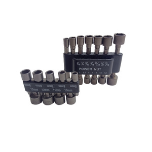 Power Nut <b>Socket</b> Wrench Set 5-13mm Metric 1/2 In Drive Industrial Grade Home Use - Product Image 1