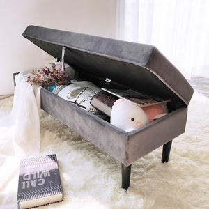 <span class=keywords><strong>Tabouret</strong></span> de <span class=keywords><strong>piano</strong></span> avec repose-pieds en velours, chaise de rangement, bout de lit, meuble pour <span class=keywords><strong>piano</strong></span>, personnalisé, vente en gros - Product Image 3