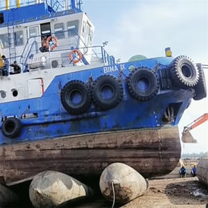 ISO14409 표준 D1.5L14m 6 레이어 바지선 해양 에어백 선박 고무 에어백 - Product Image 3