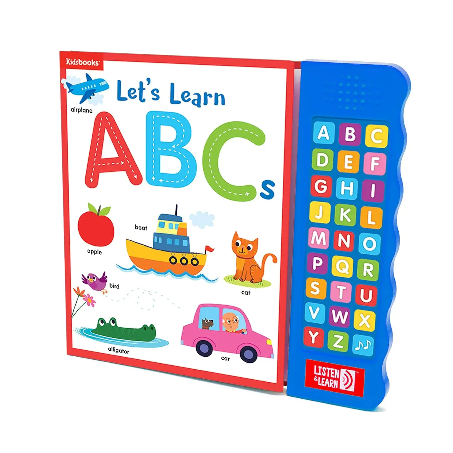 Buku pendidikan prasekolah desain baru Glossy Finishing bahasa Inggris Musik Anak Audio buku suara ABC