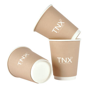 2025 tasses à thé en papier de nouveau style 8 oz 10 oz 12 oz 16 oz tasse en papier à double paroi pour boisson - Product Image 5