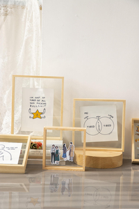 Wholesale Modern Eco-Friendly Durable Wooden <strong>Large</strong> Wall Mount Picture <strong>Frames</strong> Full Color <strong>Printing</strong> for Home Office Hotel - Product Image 6