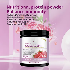 วิตาเฮลตี้ รับผลิตแบบ OEM/ODM คอลลาเจนผงสำหรับผิวและวิตามินซี คอลลาเจนผงจากทะเล สำหรับผิว ผม เล็บ - Product Image 3