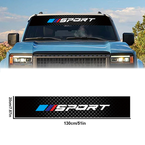 Pegatina Personalizada para Parabrisas de Coche, Diseño Impermeable, Parasol con Logotipo, Pancarta para Visera Solar - Product Image 1