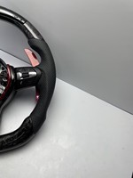 Volant sport en cuir et fibre de carbone à 3 branches pour M2/M3/M4/M5/M6/X5M F30/F10/F20/F35/F22/F18/F07/F01/E90/E92/E46
