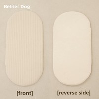 Coussin de poussette pour animaux de compagnie, pour chats et chiens, forme ovale, épaissi, universel quatre saisons, amovible et lavable, double face