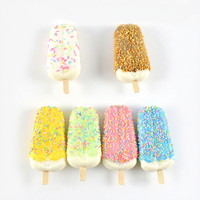 Jouet à presser en forme de crème glacée aux cacahuètes, en PU souple, fait main, coloré, anti-stress, cadeau pour enfants et adultes