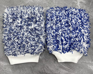 Gants de lavage de voiture en microfibre Gants durables en mousse de <span class=keywords><strong>gaz</strong></span> en polyester pour le nettoyage des voitures - Product Image 4