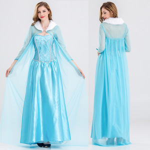 Elsa <span class=keywords><strong>principessa</strong></span> fata abito Costume con accessori per feste di compleanno <span class=keywords><strong>donna</strong></span> e regina Cosplay abiti ispirati al film e TV - Product Image 4