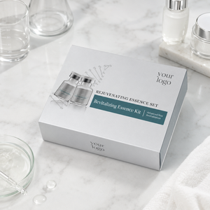 Caja de Embalaje de Medicamentos de Cartón Blanco Tipo Cajón Personalizada, Polvo de Péptidos para Belleza Médica, Esencia Líquida, Forro de Esponja - Product Image 6