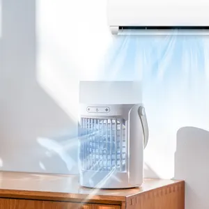 Imycoo refrigerador de ar recarregável, rótulo privado usb portátil, ar condicionado elétrico para quarto