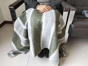 Super Soft Warm Merino <strong>Tartan</strong> Wool Knee Blanket for Sofa Elegant <strong>Throw</strong> for Home Decor - Product Image 5