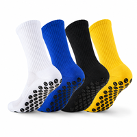 Chaussettes de football mi-mollet pour hommes, respirantes, antidérapantes, absorbant les chocs, épaisses, en tissu éponge, pour l'entraînement au soccer, vente en gros