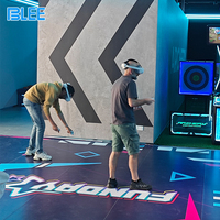 Proveedor de Sistemas de Arena de Realidad Virtual Multijugador con Movimiento Libre, Atracción Comercial Inmersiva de Realidad Virtual, Arena de Batalla VR