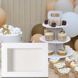 Cajas de Embalaje para Pasteles, Postres, Sándwiches y Galletas con Diseño Personalizado y Colorido, Hechas de Papel para Uso Alimentario - Product Image 4