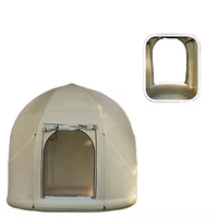 Tente gonflable de grande capacité pour camping en plein air tente pliante rotative épaissie et étanche à la pluie