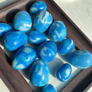 Venta al por Mayor de Bolas de Cuarzo Pulido de Piedra Azul de Alta Calidad para Sanación Reiki, Regalo para el Hogar y la Oficina - Product Image 1