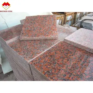 Bestseller rubinroter Granitstein G562 Ahornblatt roter Granit bodenfliesen 60*60 Philippinen